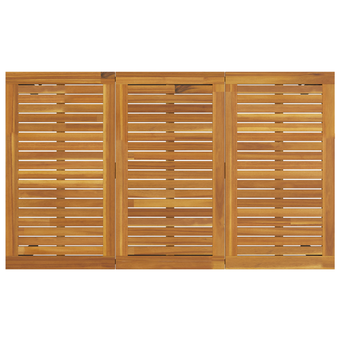 Set de dining pentru grădină 7 piese din lemn solid de acacia și metal - WALTI WALTI