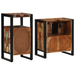 Set de mobilier pentru baie 2 pcs Maro Lemn masiv reciclat - WALTI WALTI