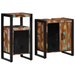 Set de mobilier pentru baie 2 pcs Maro Lemn masiv reciclat - WALTI WALTI