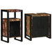 Set de mobilier pentru baie 2 pcs Maro Lemn masiv reciclat - WALTI WALTI