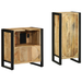 Set de mobilier pentru baie 2 pcs Maro Lemn de mango solid - WALTI WALTI