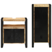 Set de mobilier pentru baie 2 pcs Maro Lemn de mango solid - WALTI WALTI