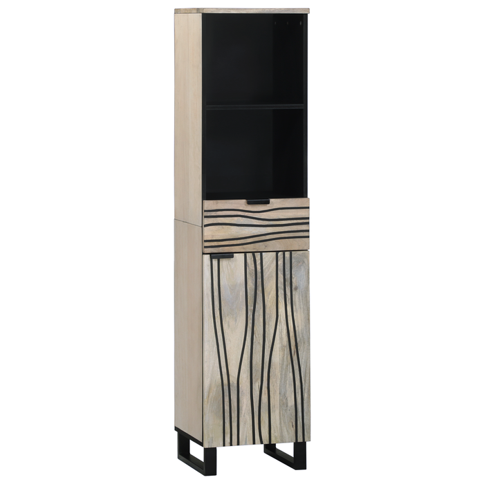 Set de mobilier pentru baie 3 pcs Alb 38 x 33 x 160 cm - WALTI WALTI