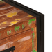 Set de mese console vidaXL 2 cu sertare, din lemn masiv recuperat multicolor - WALTI WALTI