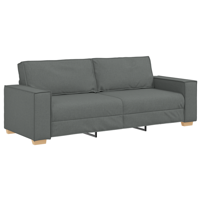 Set canapea, 3 piese, perne gri închis, textil - WALTI WALTI