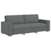Set canapea, 3 piese, perne gri închis, textil - WALTI WALTI