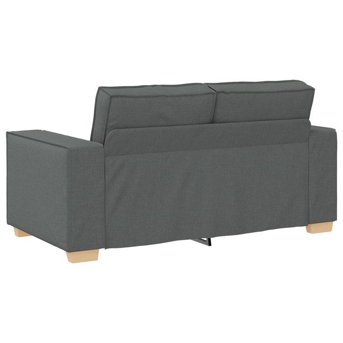 Set canapea, 3 piese, perne gri închis, textil - WALTI WALTI