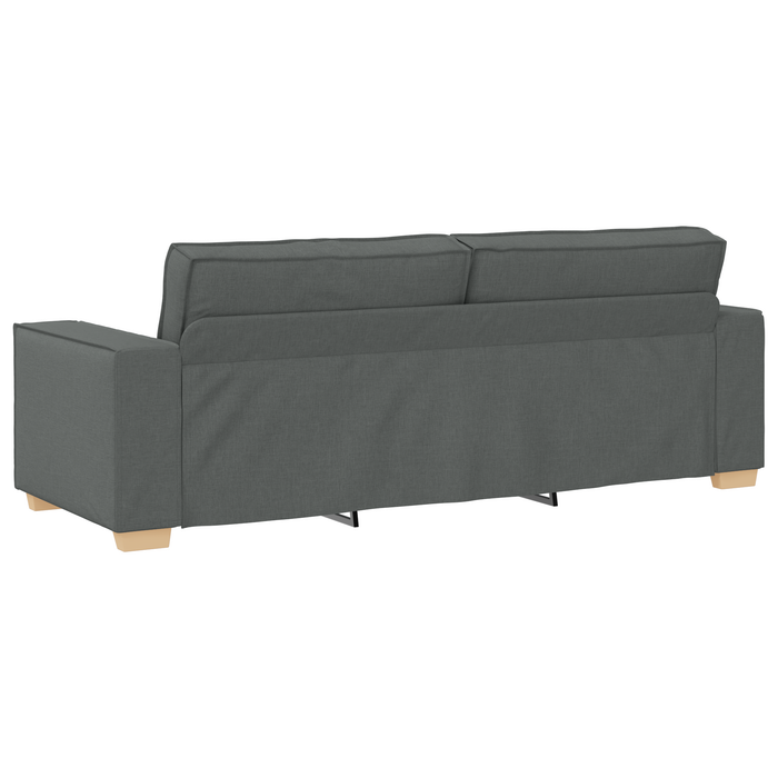 Set canapea, 3 piese, perne gri închis, textil - WALTI WALTI