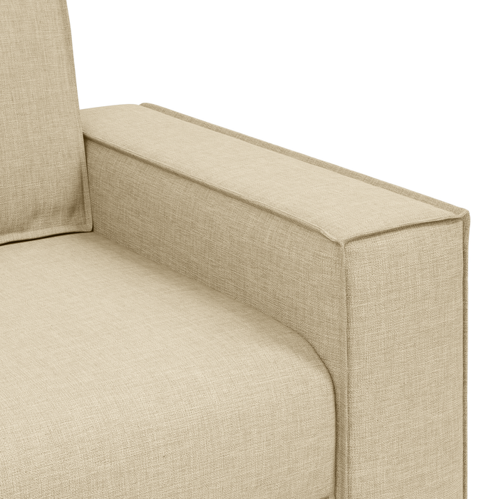 Set canapea, 3 piese, perne crem, textil - WALTI WALTI