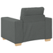 Set canapea, 3 piese, perne gri închis, textil - WALTI WALTI
