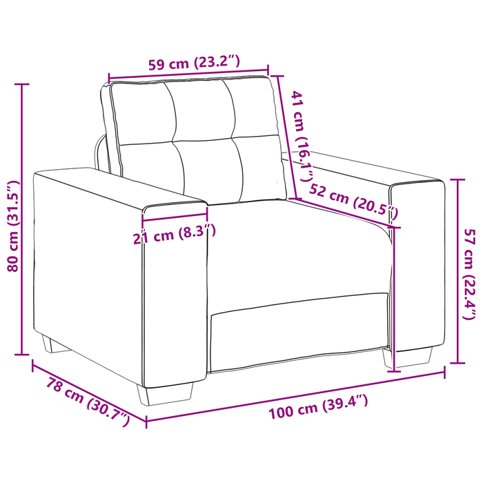 Set canapea, 3 piese, perne bordo, textil - WALTI WALTI