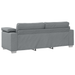 Set canapea, 2 piese, perne gri deschis, textil - WALTI WALTI