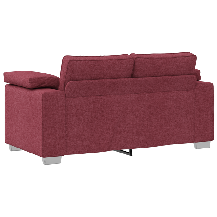 Set de canapea 2 pcs bordo 219 x 77 x 82 cm țesătură - WALTI WALTI