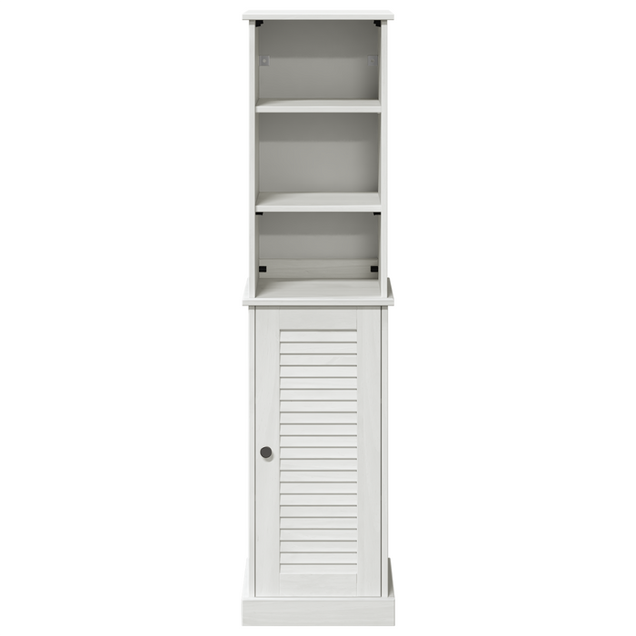 Set de mobilier pentru baie 2 pcs Maro și alb 37 x 34 x 150 cm - WALTI WALTI