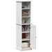 Set de mobilier pentru baie 2 pcs Maro și alb 37 x 34 x 150 cm - WALTI WALTI