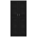 Biblioteci, 2 buc. stejar negru 82,5x30,5x185 cm lemn prelucrat - WALTI WALTI