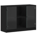 Dulap, stejar negru, 102x37x75,5 cm, lemn prelucrat - WALTI WALTI