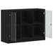 Dulap, stejar negru, 102x37x75,5 cm, lemn prelucrat - WALTI WALTI