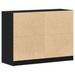 Dulap, stejar negru, 102x37x75,5 cm, lemn prelucrat - WALTI WALTI