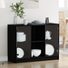 Dulap, stejar negru, 102x37x75,5 cm, lemn prelucrat - WALTI WALTI