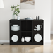 Dulap, stejar negru, 102x37x75,5 cm, lemn prelucrat - WALTI WALTI
