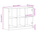 Dulap, stejar negru, 102x37x75,5 cm, lemn prelucrat - WALTI WALTI