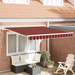 Marquise Retractabilă Automată Portocalie și Maro 300x250 cm - WALTI WALTI