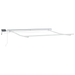 Marcheta retractabilă manuală cu LED galben și portocalie 300x250 cm - WALTI WALTI