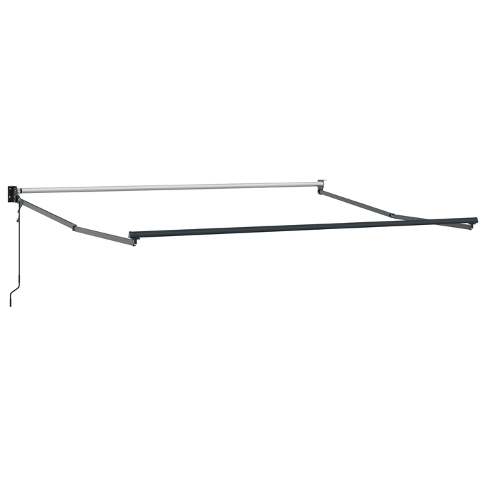 Marchiza retractabilă automată portocalie și maro 350x250 cm - WALTI WALTI