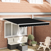 Marchiză manuală retractabilă neagră 350x250 cm - WALTI WALTI