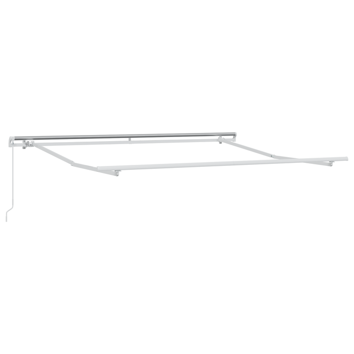 Marchiză manuală retractabilă Roșie 350x250 cm - WALTI WALTI