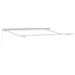 Marchiză manuală retractabilă Roșie 350x250 cm - WALTI WALTI