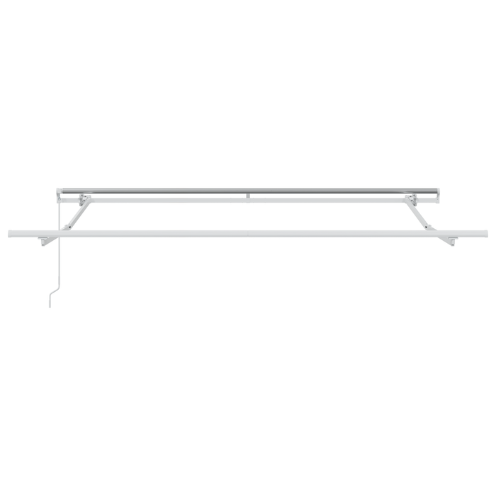 Marchiză manuală retractabilă Roșie 350x250 cm - WALTI WALTI