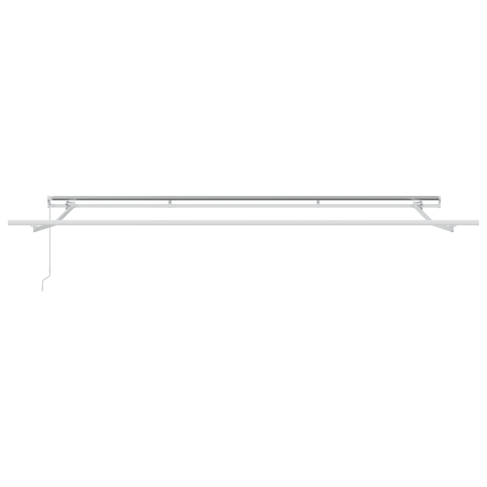 Marchiza retractabilă manuală portocalie și maro 450x350 cm - WALTI WALTI