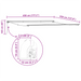 Marchiza retractabilă manuală portocalie și maro 450x350 cm - WALTI WALTI