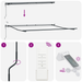 Marchiză Retractabilă Automată cu LED Portocalie și Maro 450x350 cm - WALTI WALTI