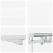 Marchiză manuală retractabilă cu LED alb 500x350 cm - WALTI WALTI