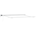 Marchiză manuală retractabilă cu LED alb 500x350 cm - WALTI WALTI