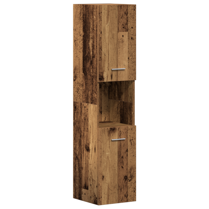Set mobilier baie 4 piese - Lemn vechi din lemn ingineresc - WALTI WALTI