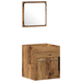 Set mobilier baie 4 piese - Lemn vechi din lemn ingineresc - WALTI WALTI