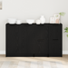 Bufet 3 pcs Stejar Negru Lemn compozit - WALTI WALTI