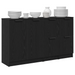 Bufet 3 pcs Stejar Negru Lemn compozit - WALTI WALTI