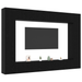 Set TV de 12 piese pe perete din lemn prelucrat de stejar negru - WALTI WALTI