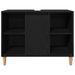 Set mobilier baie vidaXL 3 piese stejar negru lemn prelucrat - WALTI WALTI