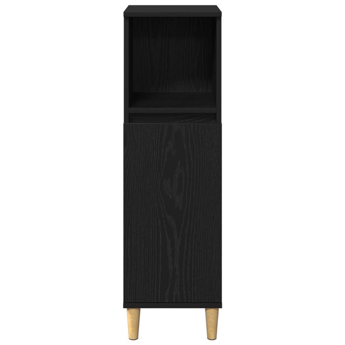 Set mobilier baie vidaXL 3 piese stejar negru lemn prelucrat - WALTI WALTI
