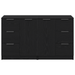 Mese laterale 2 buc Negru Stejar 60x30x70 cm Lemn prelucrat - WALTI WALTI