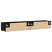 Cabițe 2 piese Stejar negru 68x30x20 cm Lemn prelucrat - WALTI WALTI
