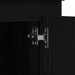 Highboard Negru Stejar 132x35,5x103,5 cm Lemn Prelucrat - WALTI WALTI