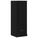 Highboard Negru Stejar 132x35,5x103,5 cm Lemn Prelucrat - WALTI WALTI