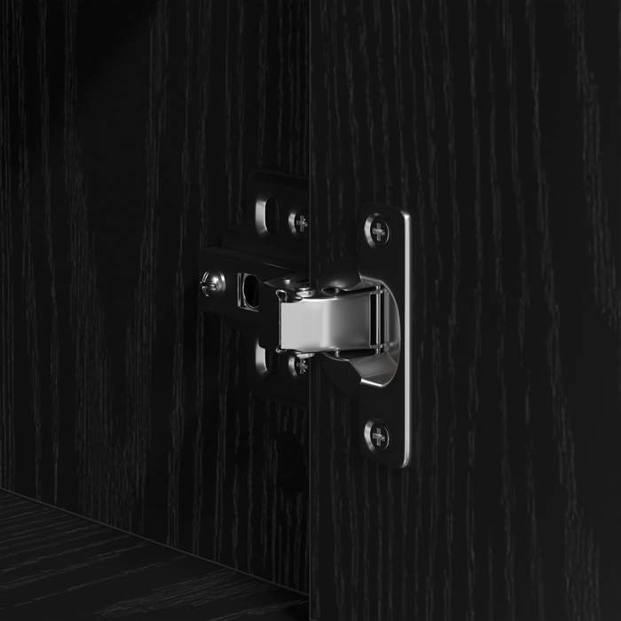 Highboard Stejar Negru Lemn Inginerie - WALTI WALTI
